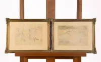 Kröner, Johann Christian (1838 Rinteln - 1911 Düsseldorf, peintre allemand de chasse et de paysage, graveur et dessinateur),