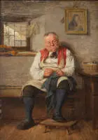 Obersteiner, Ludwig (1857 Graz - 1896 Klagenfurt, fils d'un photographe, étudia la peinture dans la classe technique de peinture de l'Académie royale des beaux-arts de Munich auprès d'Otto Seitz. Après ses études actif à Munich),