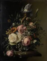 Osbeck, Josef (aussi Oskar Becker) (1898 Sülzen - 1982 Düsseldorf, peintre allemand de natures mortes),