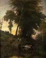 Thomas, Karl Gustav Adolf (1834 Zittau - 1887 Dresde, peintre paysagiste allemand)
