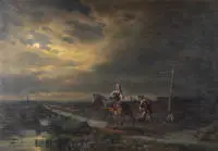 Wille, August von (1828 Kassel - 1887 Düsseldorf, élève de l'école des arts décoratifs de Kassel et de l'KA Düsseldorf, peintre paysagiste actif à Düsseldorf, père du peintre de l'Eifel Fritz von Wille),