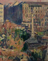 Büttner, Erich (1889 Berlin - 1936 Fribourg, peintre et graphiste allemand, étudia de 1906 à 1911 à l'école du musée des arts décoratifs de Berlin auprès d'Emil Orlik. Notamment dans les années 1920, il créa de nombreux portraits et...