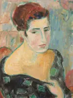 Haas-Gerber, Gretel (1903 Offenburg - 1998 Offenburg, études à la Badische Landeskunstschule de Karlsruhe, entre 1925 et 1927 à la KA Munich. Avec l'arrivée au pouvoir des nazis, son art fut de plus en plus critiqué....