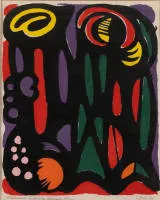Heck, Georg (1897 Francfort-sur-le-Main - 1982 Francfort-sur-le-Main, élève de Max Beckmann, membre des Sécessions de Darmstadt et de Francfort, a atteint dans son œuvre d'après-guerre une force créative impressionnante entre abstraction et figuration),