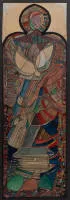 Meistermann, Georg (Solingen 1911 - 1990 Köln, Studium an der KA Düsseldorf bei Werner Heuser, Heinrich Nauen und Ewald Mataré, deutscher Maler, Zeichner und Graphiker, schuf zahlreiche Glasfenster),