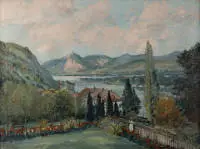 Reifferscheid, Hans (1901 Coblence - 1982 Euskirchen, peintre de paysages, natures mortes et villes),