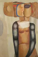 Hetz, Alfred (1913 Kiauten (Prusse-Orientale) - 1974 Stuttgart, peintre et graphiste allemand)