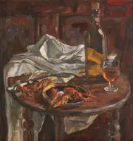 Lednev, Valery (né en 1940 à Avdotyino, figure marquante de l'art russe contemporain, Artiste du peuple de la Fédération de Russie)