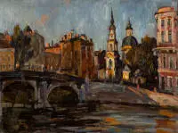 Lednev, Valery (né en 1940 à Avdotyino, figure marquante de l'art russe contemporain, Artiste du peuple de la Fédération de Russie)