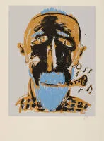 Lüpertz, Markus (geb. Liberec (Reichenberg)/Tschechien 1941, Studium an der Werkkunstschule Krefeld und der KA Düsseldorf, Professor für Malerei an der KA Karlsruhe, Professor und Rektor der KA Düsseldorf, lebt und arbeitet in Düsseldorf und...