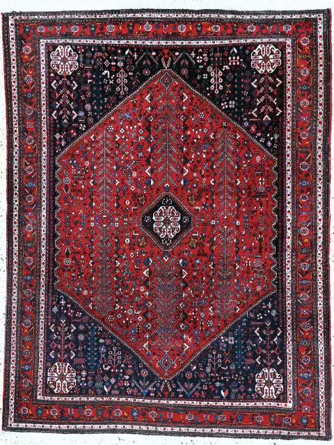 Abadeh fin, Perse, milieu du 20e siècle, laine sur coton, env. 205 x 155 cm, EHZ : 2