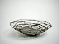 Spiralschale aus 4 mm Eisendraht #0016