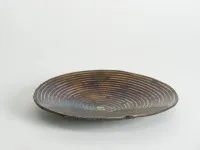 Schalenobjekt aus Stahldraht und Silberlot #0026