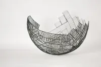 Architecture of the Line – Sphere I handmade sculpture with function #0055
