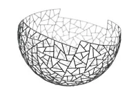 "Sferisch vlechtwerk (Spherical Mesh)" #0064