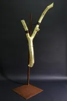 Baumgarderobe „Golden Tree“ – Skulptur trifft Funktion #0502