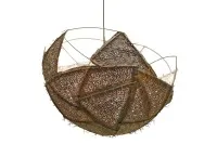 Plafondlamp van geperforeerde koperfolie #0918