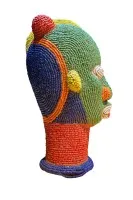Bamileke kralenhoofd #1020