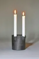 Candlestick by metalworker, sculptor and painter Uwe Schmidt † #1103