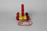 Keith Haring pull toy "Barking Dog", 1992 – Vilac – Original Estate Edition #1115