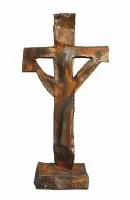 Croix en tôle d'acier soudée #0126