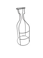 Nature morte – Bouteille à poser #0145