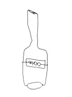 Nature morte – Bouteille à poser #0149