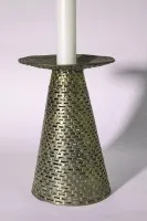 Bougeoir forgé en acier rond de 4 mm #0409