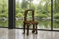Schrootstoel – sculptuur van staal #0609
