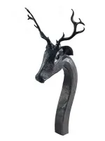 Deer head – hand-forged from 20 mm square steel #1202