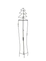 Kerstboom van 5 mm ijzerdraad #0834