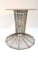 Piètement de table filigrane en acier rond de 5 mm #0340