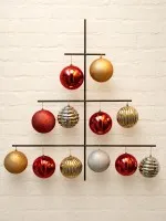 Wandkerstboom van staal #0827