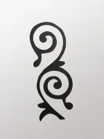 Enorm decoratief element "Krul" #0829