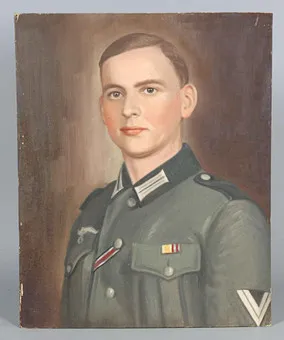 Portret żołnierza - nieznany artysta.