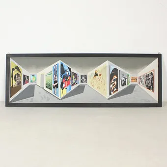 FRANCK. 3D-Wandrelief (3D-Gemälde) Öl aus Holz , '' Die Kunstgalerie ''.