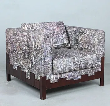 MARCUS FERREIRA. Marcus Ferreira, Decameron Design. Fauteuil / Lounge Chair, Brésil, années 1980.