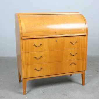 Mid-Century sekretář s roletou, 60. léta.