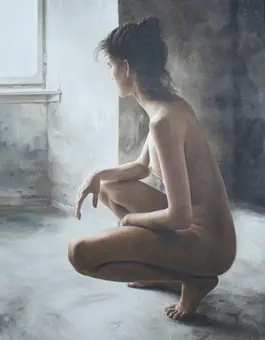PETER HANDEL (*1949). Oil on canvas, '' Christiane '' signed, (1995).