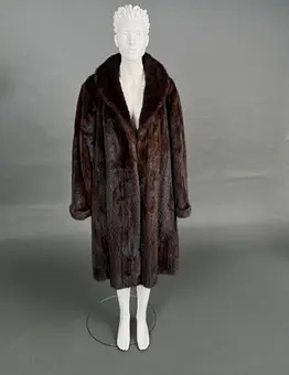 PELZATELIER BIRGIT SOMMER. Норковая шуба / шуба разм. 40 - 42, Ланштайн, Германия.