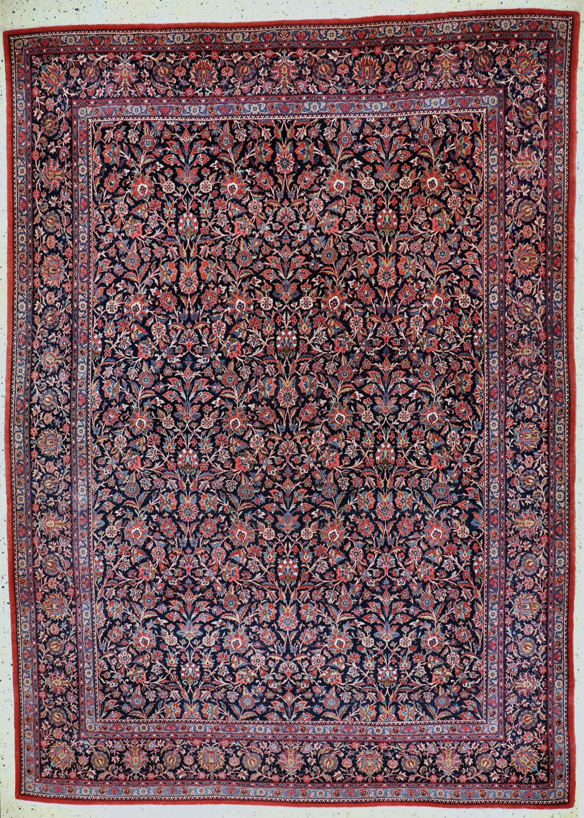 Ghaswin fein antik, Persien, um 1900, Korkwolle auf Baumwolle, ca. 370 x 264 cm, EHZ: 2