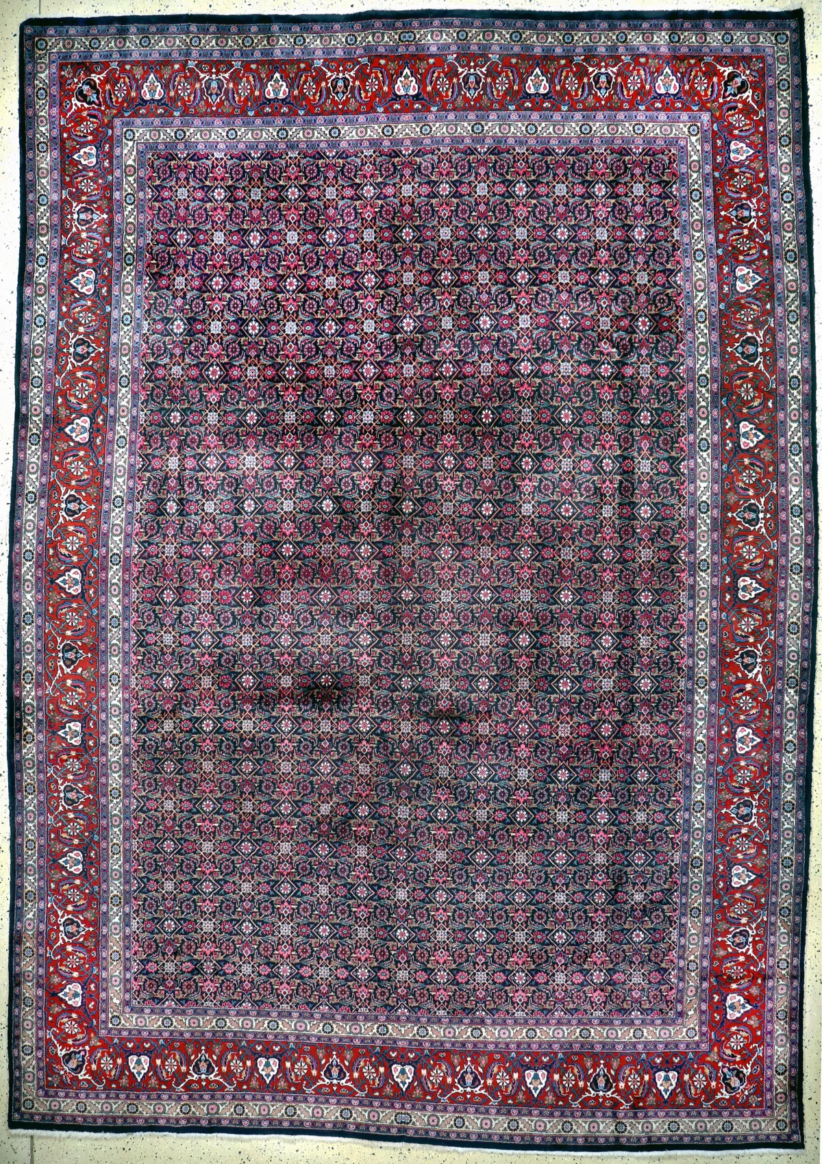 Täbriz, Persien, Mitte 20.Jhd, Wolle auf Baumwolle, ca. 413 x 290 cm,