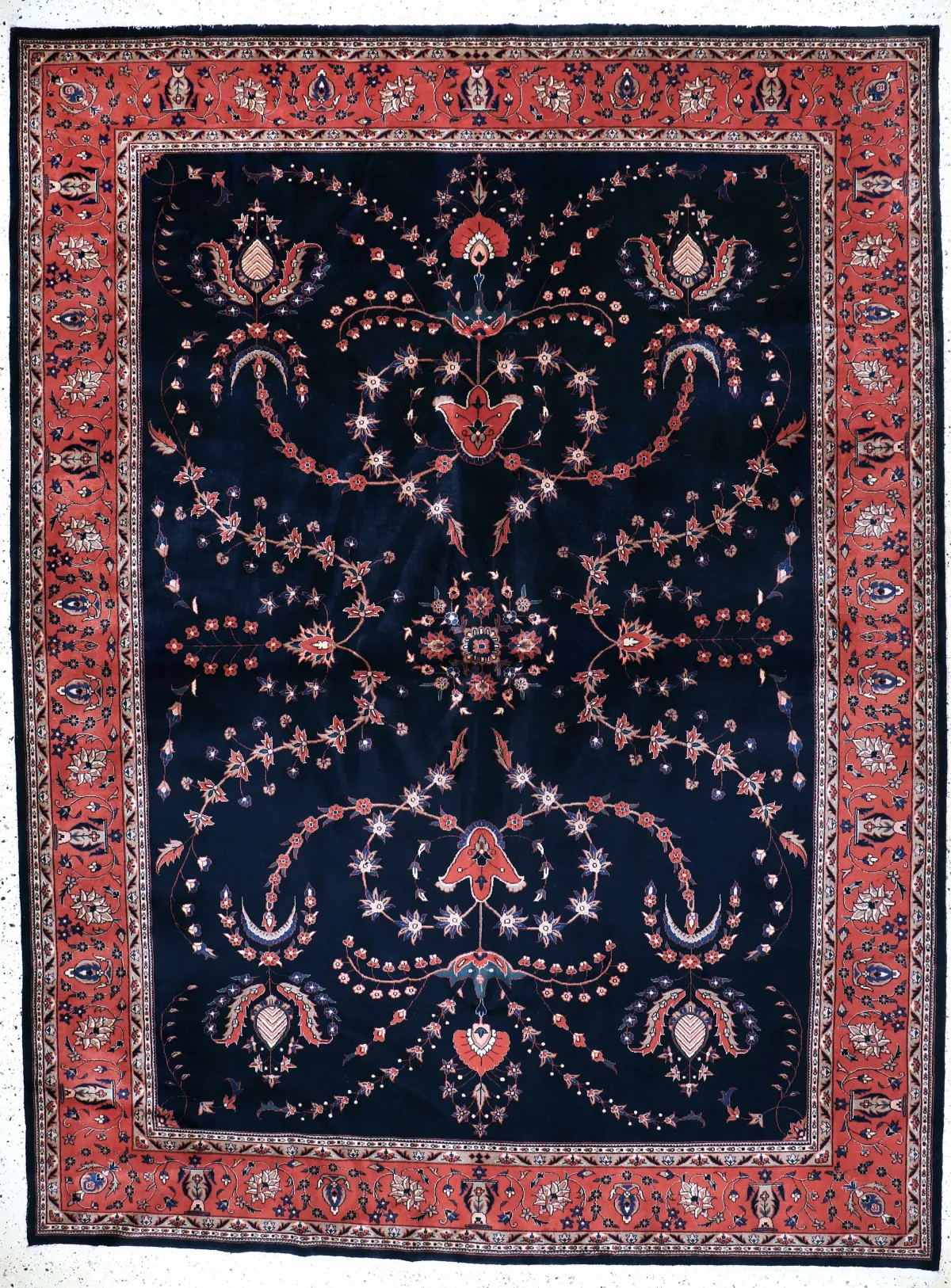 Sarogh Mohajeran Kork fine, India, late 20th c., kork wool on cotton, approx. 350 x