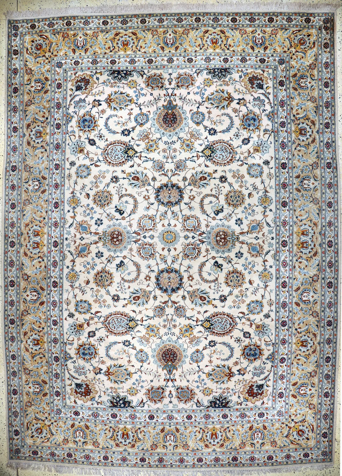 Keschan oud, Perzië, midden 20e eeuw, wol op katoen, ca. 406 x 292 cm