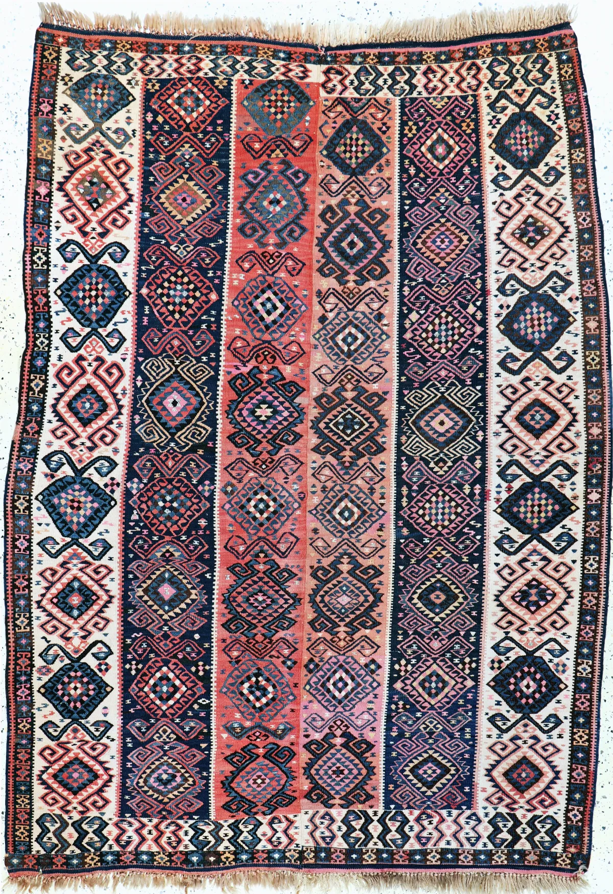 Malatia Kilim (2 Bahnig) antique, Turkey, circa 1900, wool on wool, approx. 220 x 156 cm, EHZ: