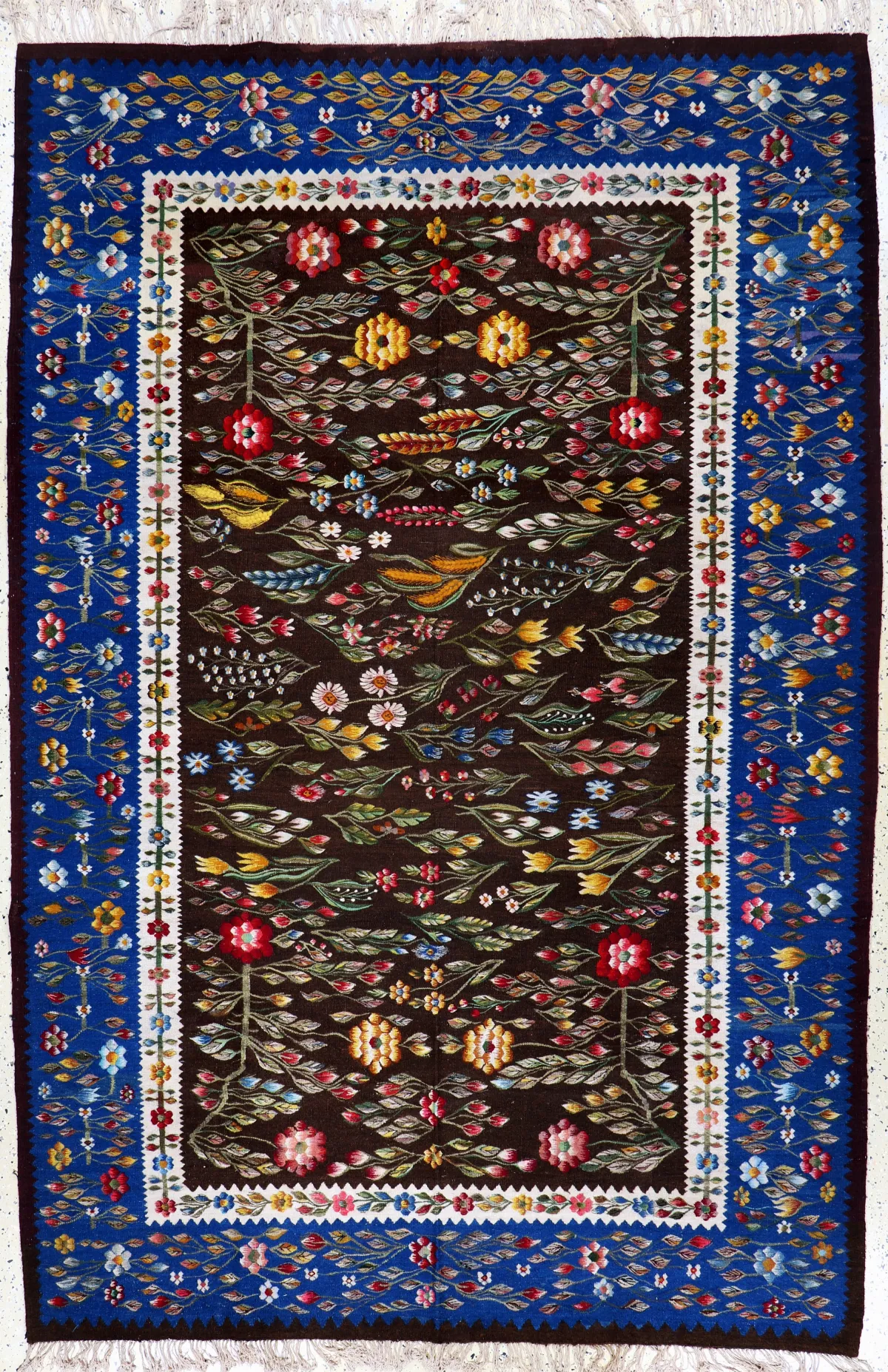 Kelim de Bessarabie, début 20e s., laine sur coton, env. 313 x 210 cm, EHZ : 2