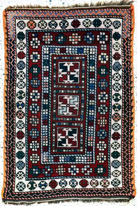 Бергама старая, Турция, начало 20 в., шерсть на шерсти, ок. 140 x 100 см, EHZ: