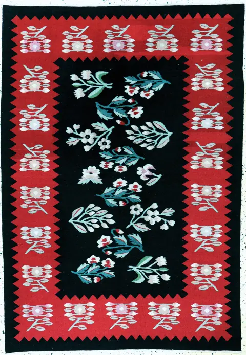 Бессарабский келим, Балканы, середина 20 в., шерсть на хлопке, ок. 180 x 125 см,