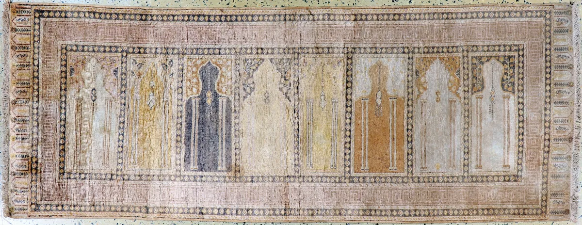 Kayseri, Turkey, early 20th c., mercerized cotton, approx. 230 x 89 cm, EHZ:2-3