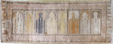 Kayseri, Turkije, begin 20e eeuw, gemerceriseerd katoen, ca. 230 x 89 cm, EHZ:2-3